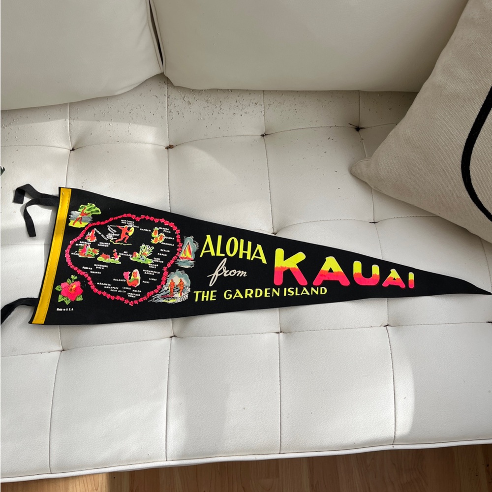 Vintage Hawaii pennant
